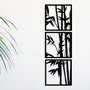 Wallity Tuyunju Escultura de Pared de Metal Negra